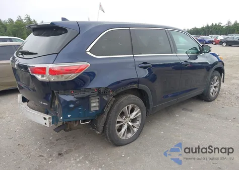 2014 Toyota Highlander Le Plus V6 from USA, damaged, VIN 5TDBKRFH7ES018603